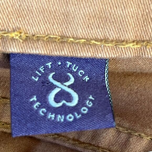 NYDJ Beat Leather Brown Jeans 18W Skinny - Picture 11 of 16